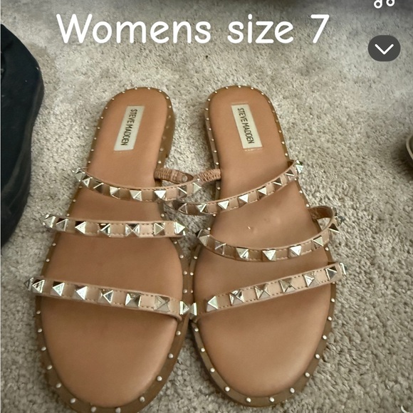 Steve Madden Brown Studded Women's Sandals - Picture 1 of 1